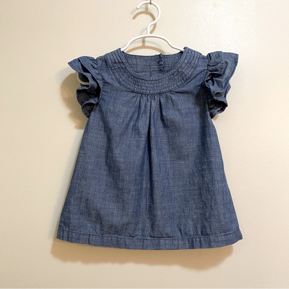 Hope & Henry girl’s denim, top size 6